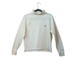 CHAMPION MOCK TURTLE NECK SWEAT SHIRT WOMENS